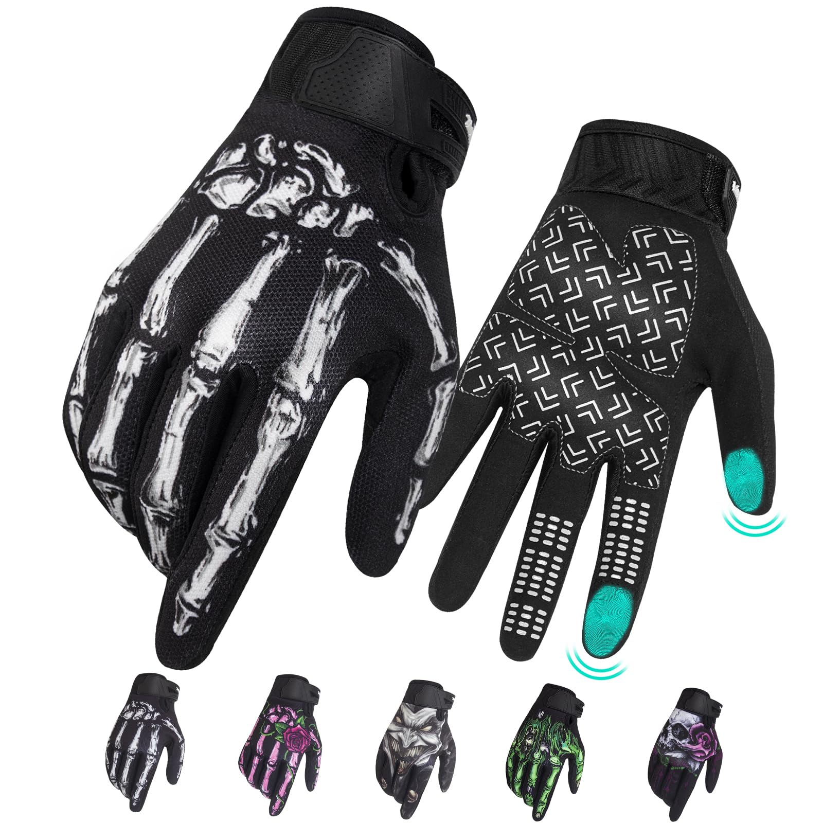 RIGWARL gloves front view showing fit and design for confident riding