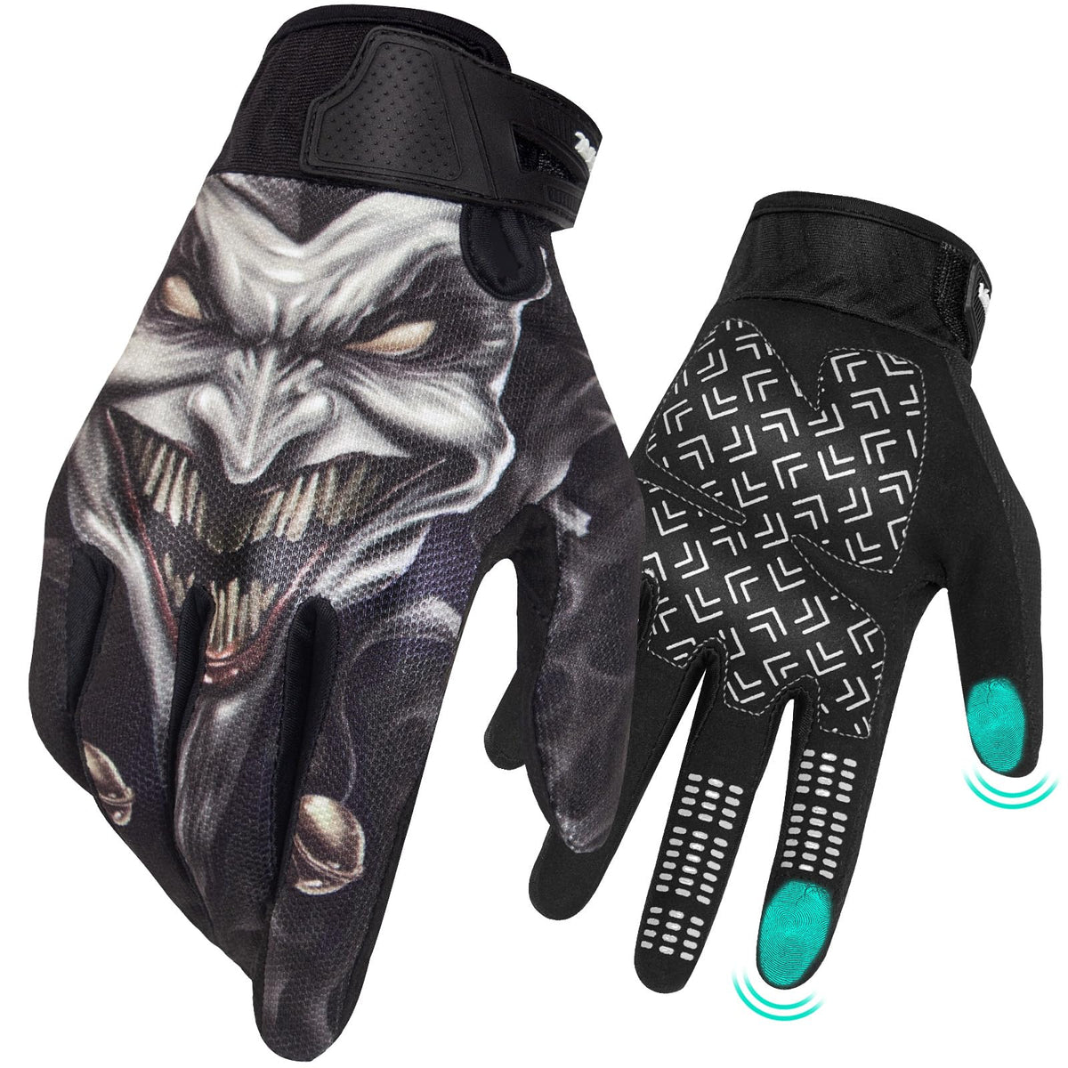 RIGWARL gloves front view showing fit and wrist closure for secure comfort