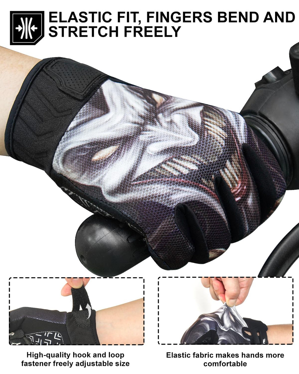 RIGWARL gloves on rider gripping handlebars demonstrating control and protection