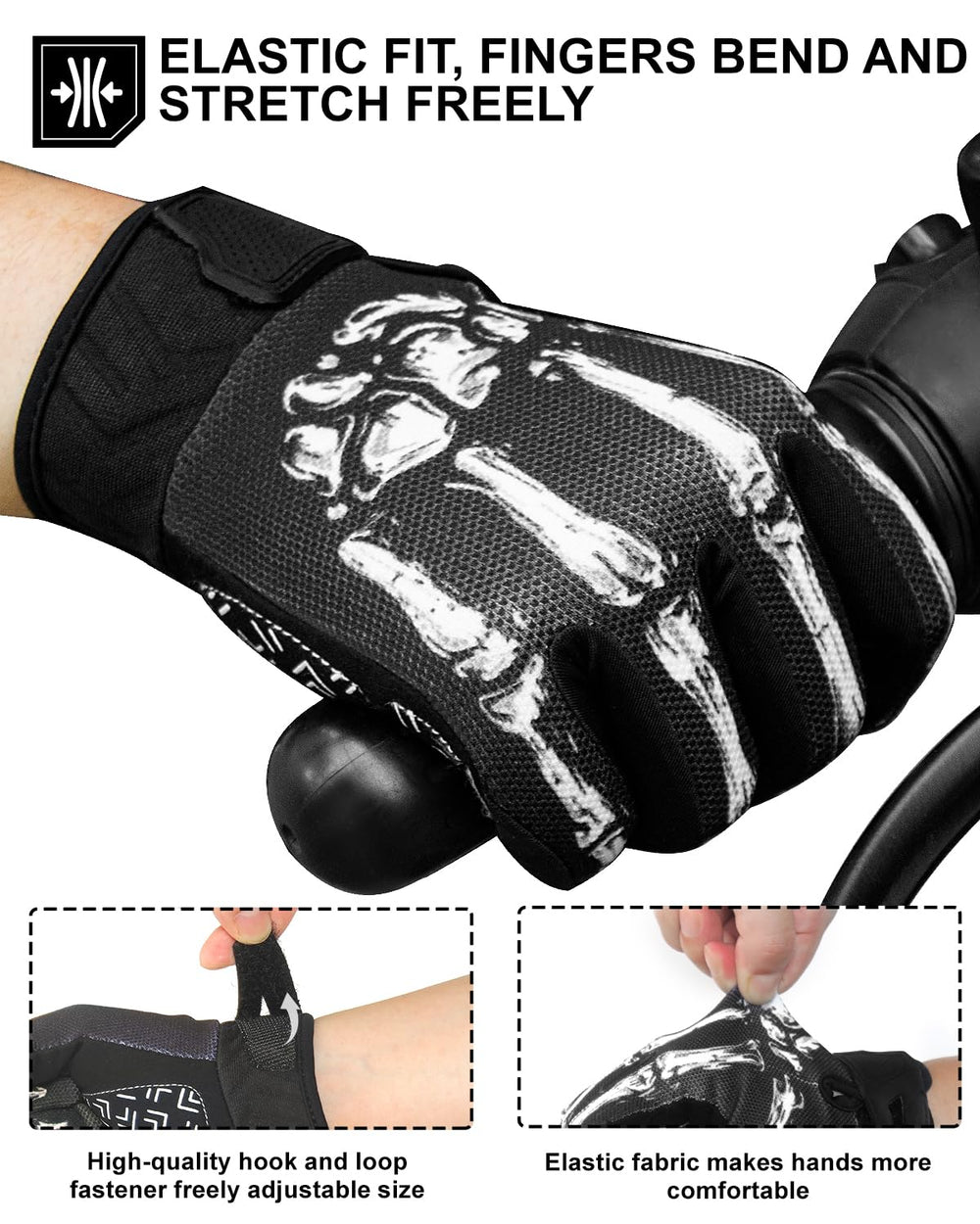 RIGWARL adjustable hook-and-loop wrist closure for stable fit