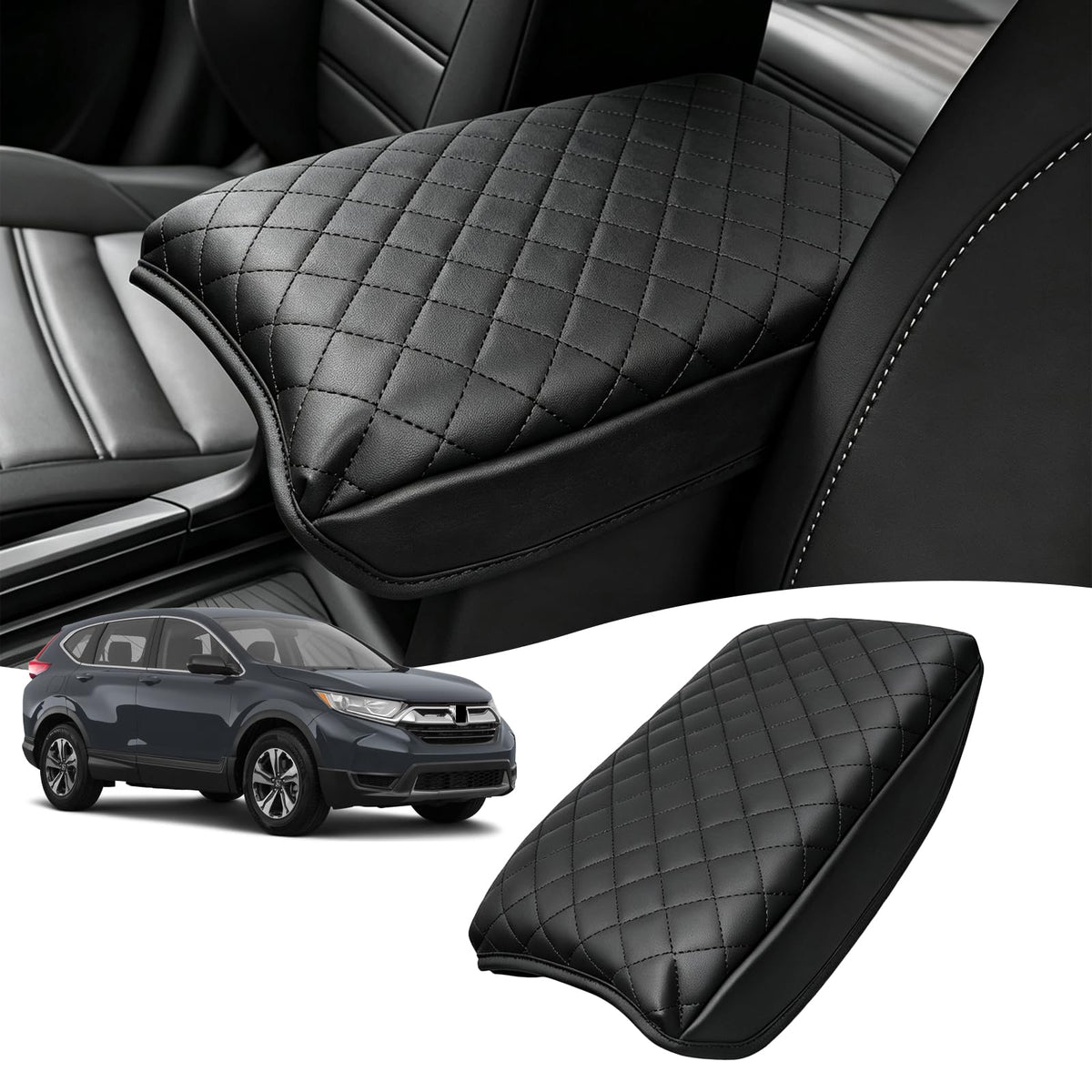 Rilsen front view of console cover showing tailored fit and refined look