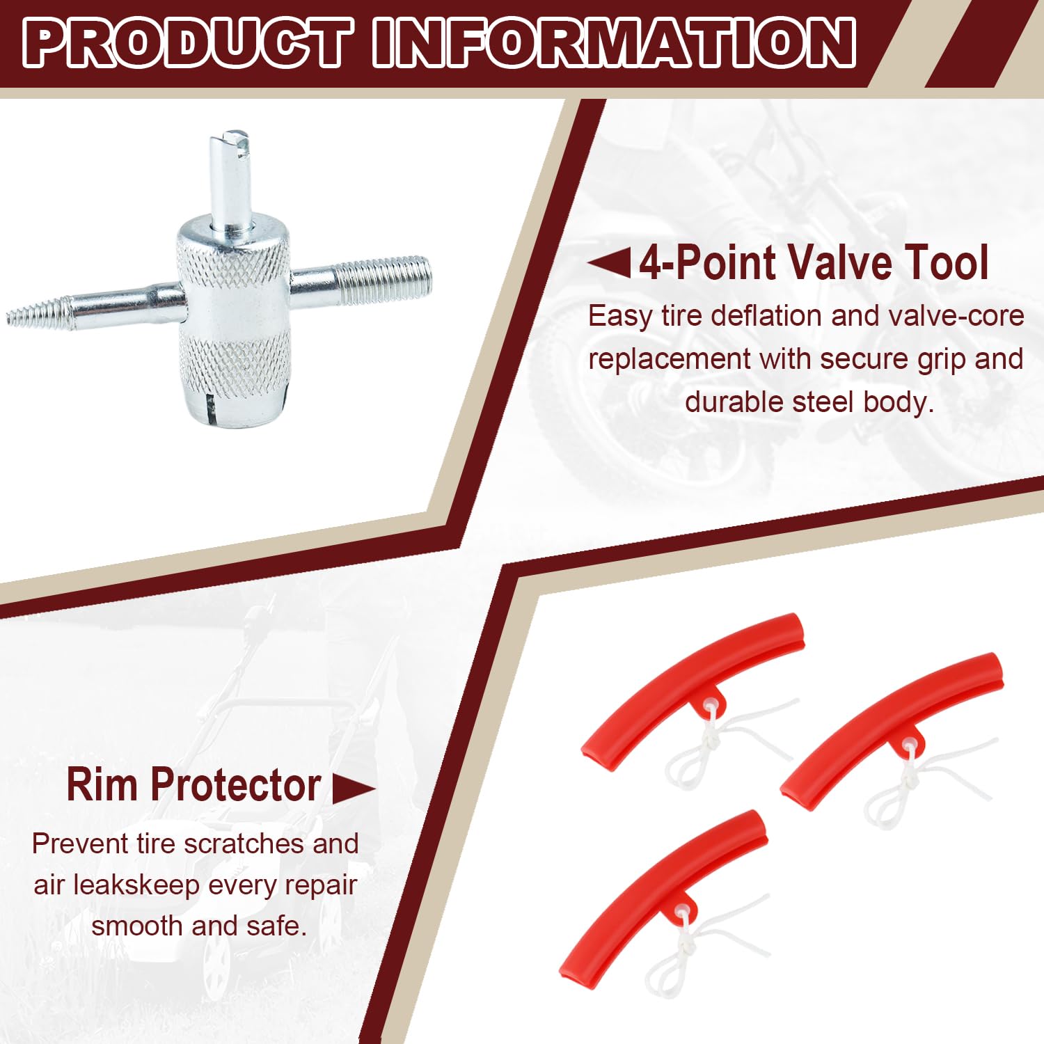 Riseuvo rim protector and spoon tip detail preventing rim scratches