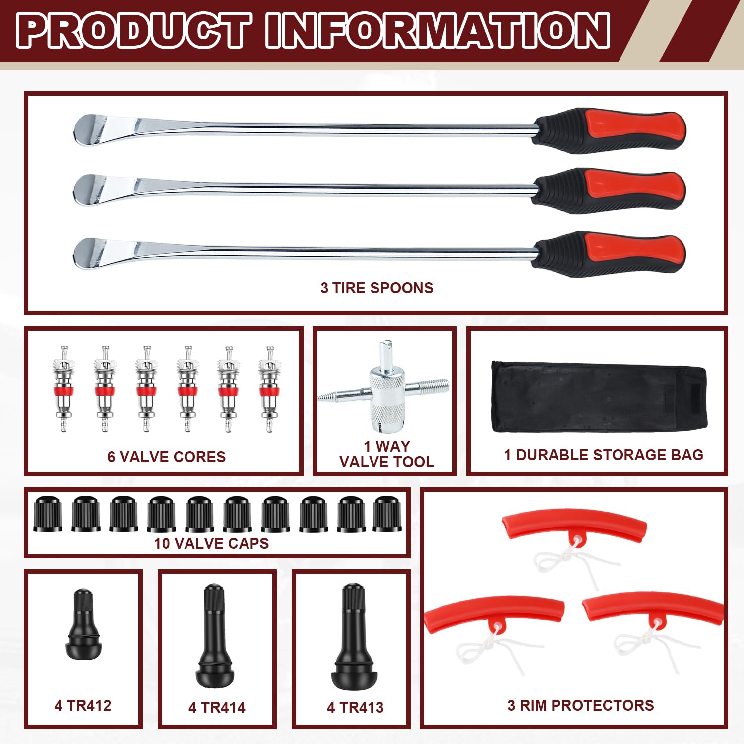 Riseuvo storage bag open with tools for organized transport