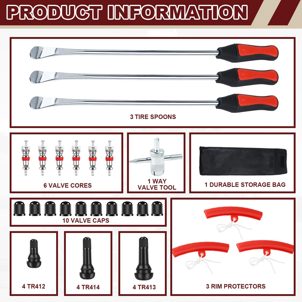 Riseuvo storage bag open with tools for organized transport