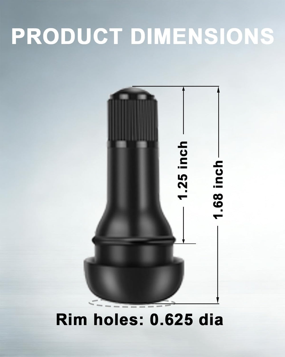 Riseuvo stem close-up showing rubber texture and sealing benefit