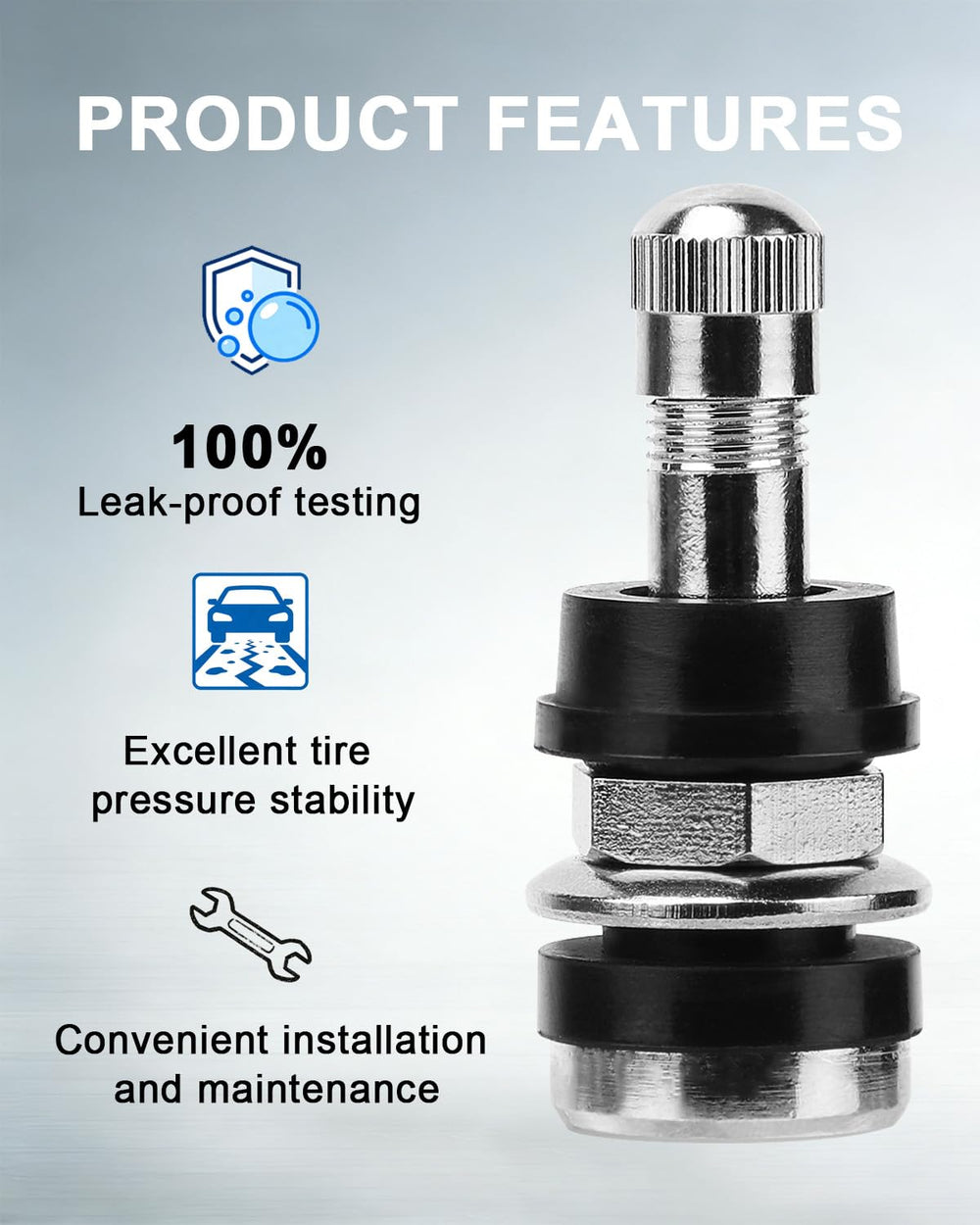 Riseuvo TR416 installed on a wheel rim showing dependable fit for vehicles