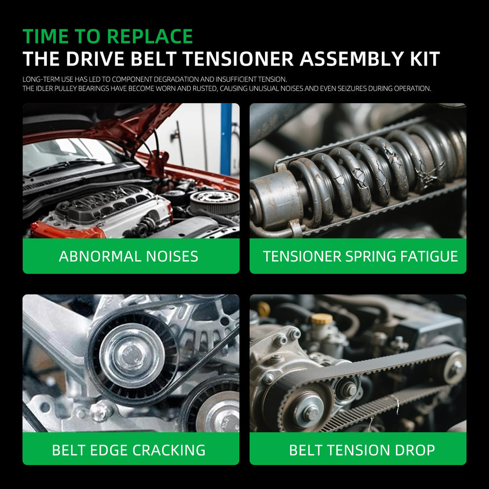 Riyhch tensioner mounting points highlighting OEM-style fitment