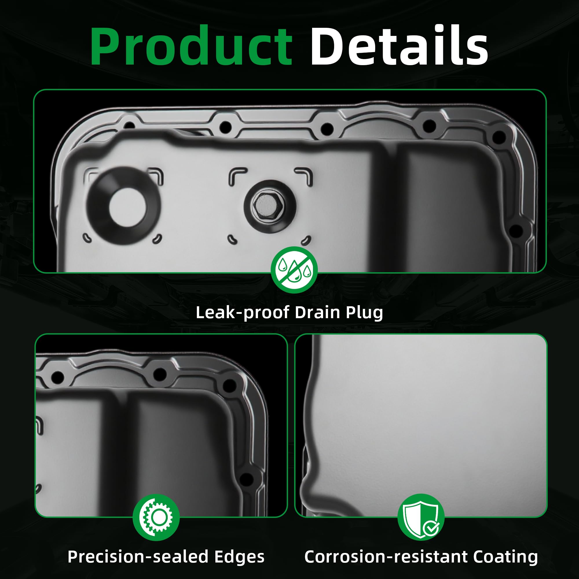 Riyhch transmission filter and gasket laid flat for complete service benefit