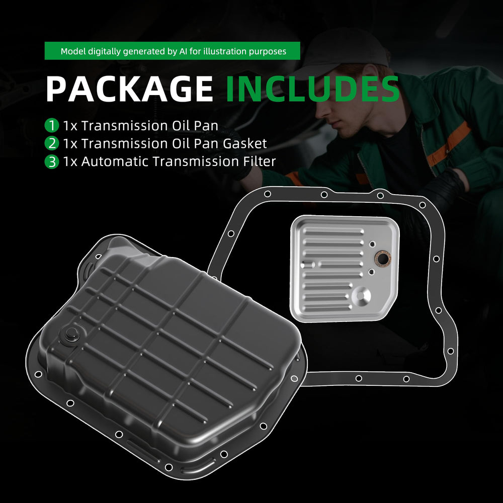 Riyhch transmission pan gasket flat lay illustrating precise fit and reliable sealing benefit