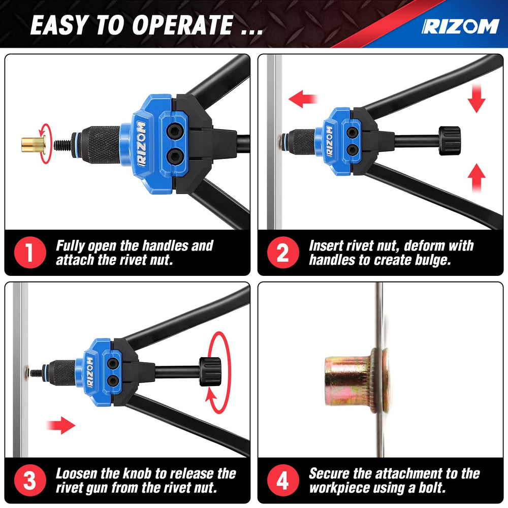 Rizom open carrying case with organized compartments for fast access and transport