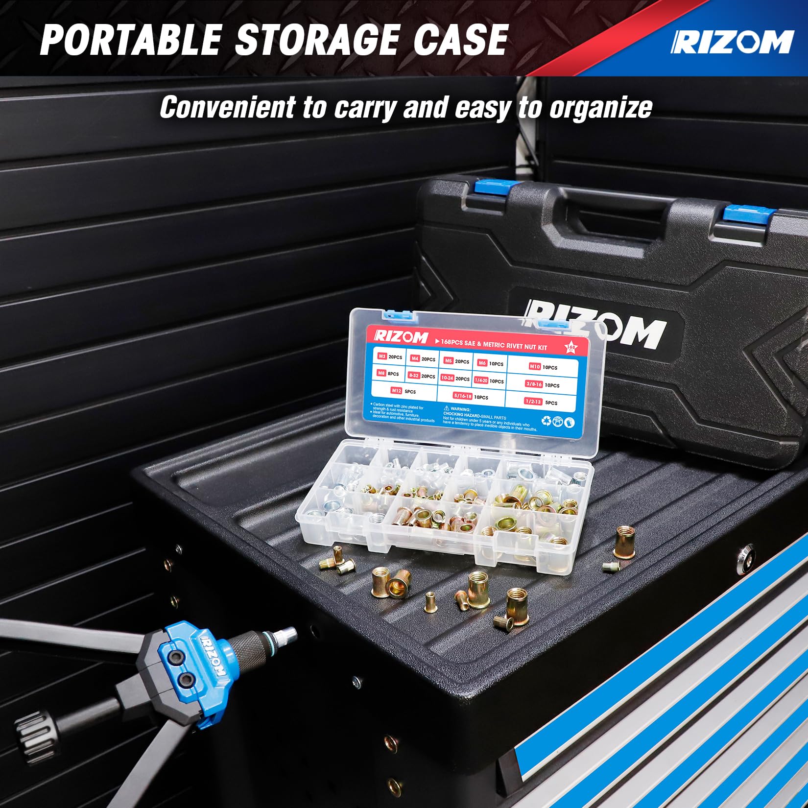 Rizom tool next to ruler illustrating 16-inch handle leverage for stronger pull