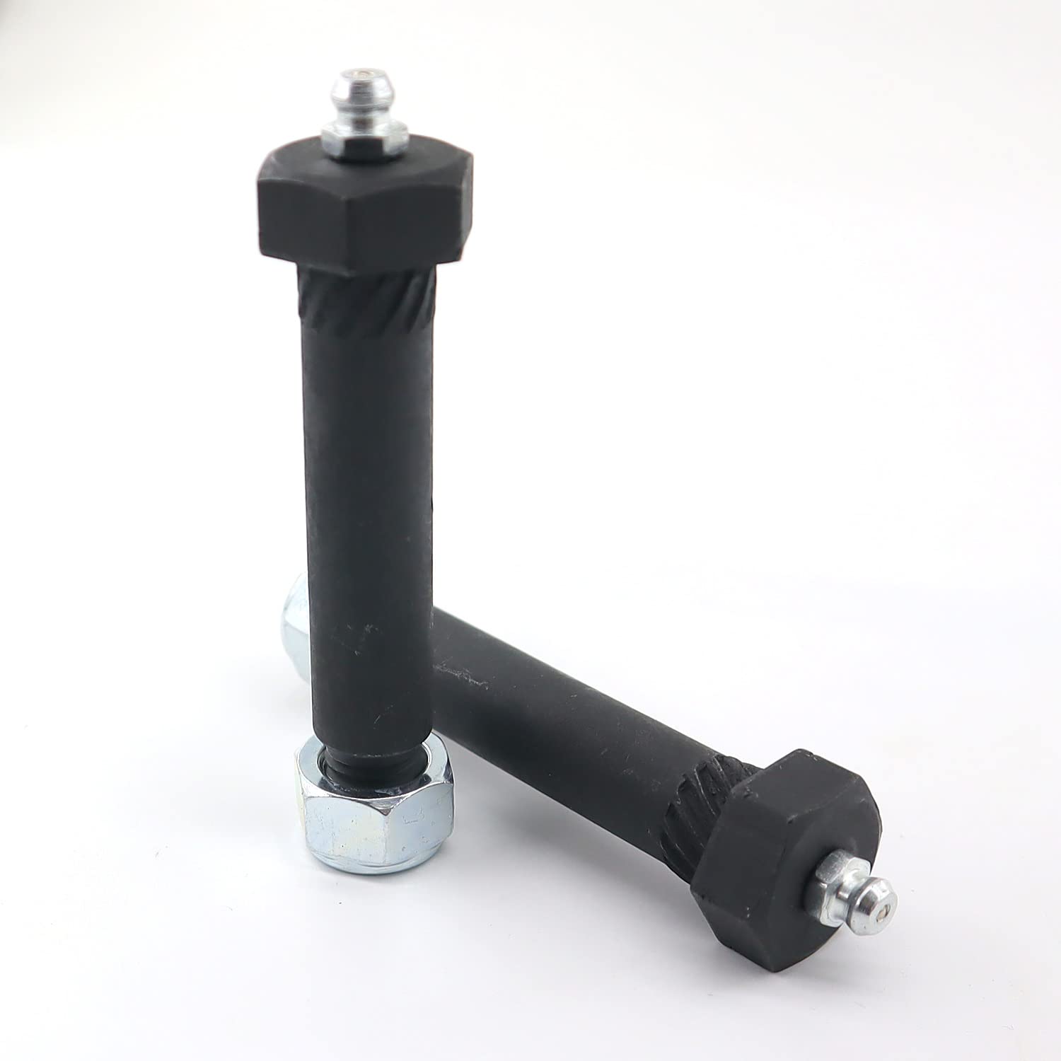 RJSPHH detailed view of grease zerk drilled bolt end for on-vehicle lubrication