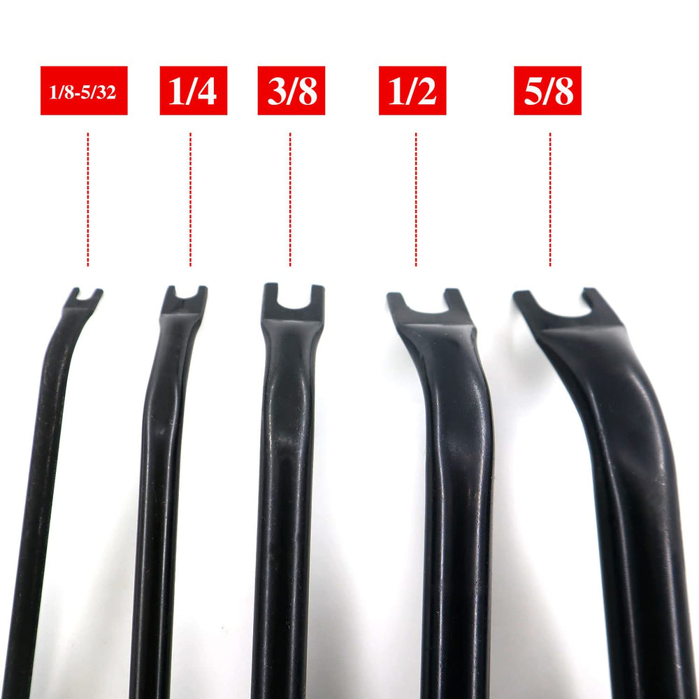 RJSPHH stamped size labels on each key aiding fast identification benefit