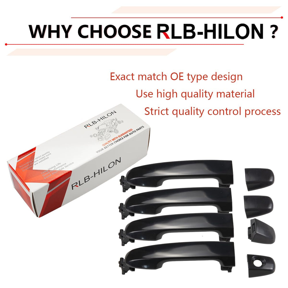 RLB-HILON front driver handle close detail highlights solid ABS construction benefit
