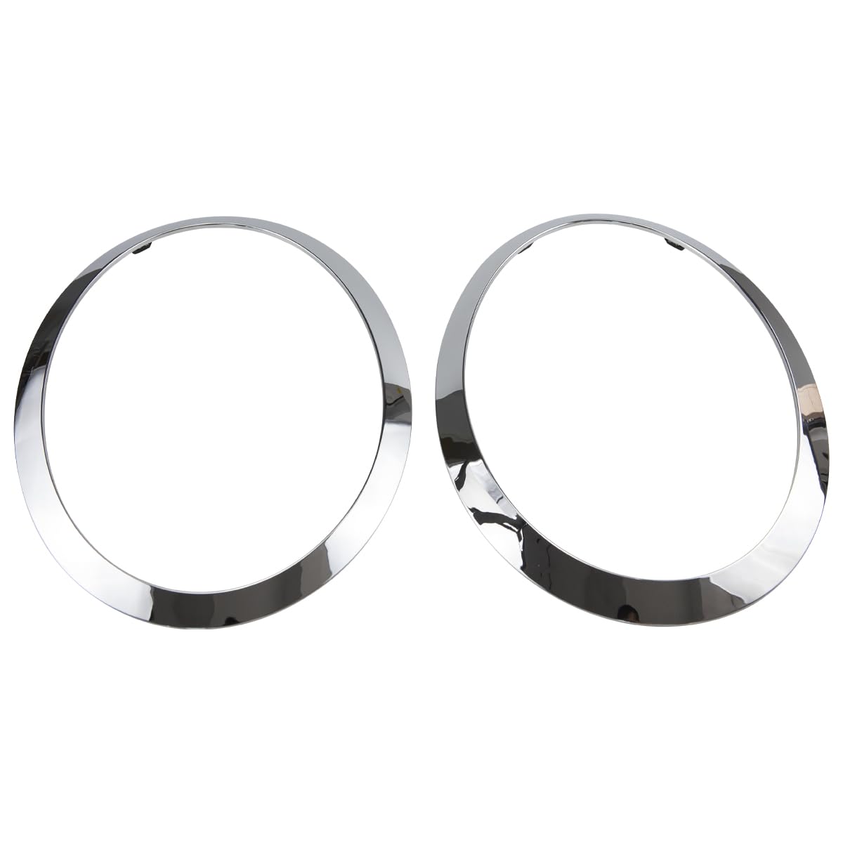 RLB-HILON front view trim ring showing chrome finish and exact fit benefit