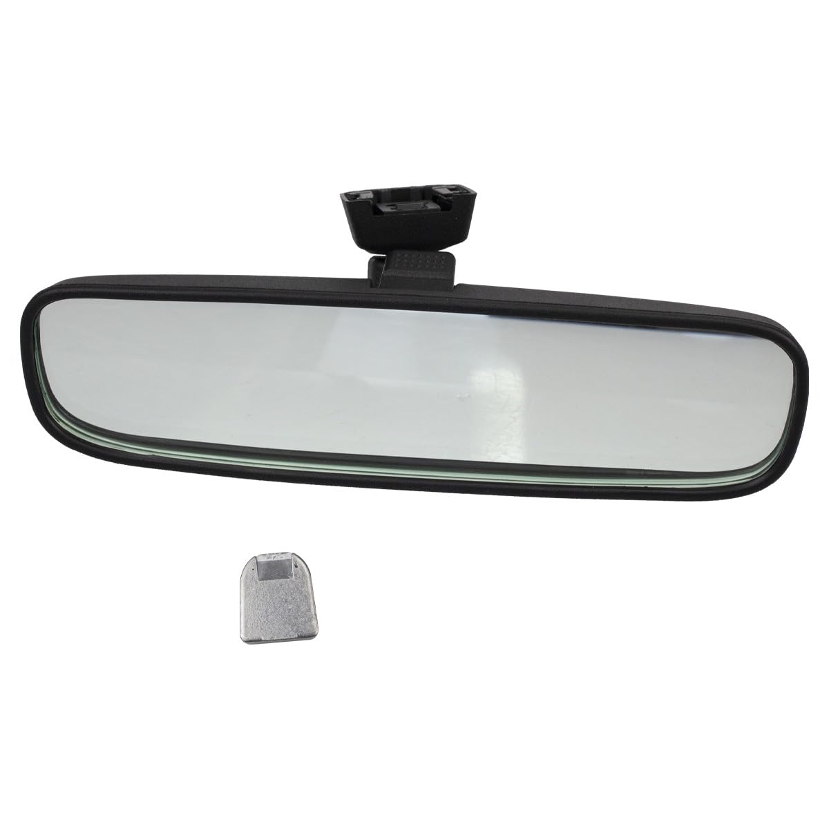 RLB-HILON front view mirror showing clear reflective surface and secure fit