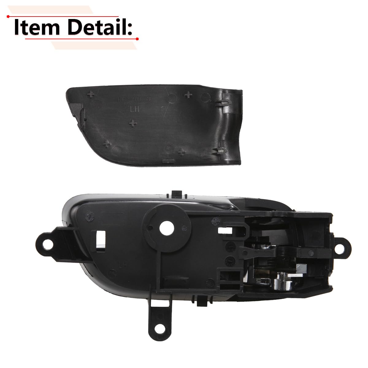 RLB-HILON handle installed in Nissan interior showing practical replacement benefit