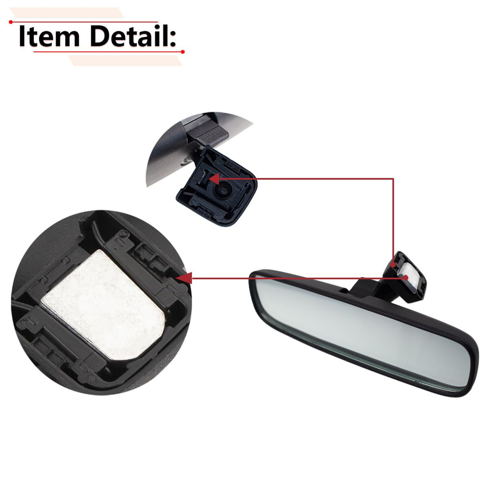 RLB-HILON installed in vehicle interior showing improved rear visibility benefit
