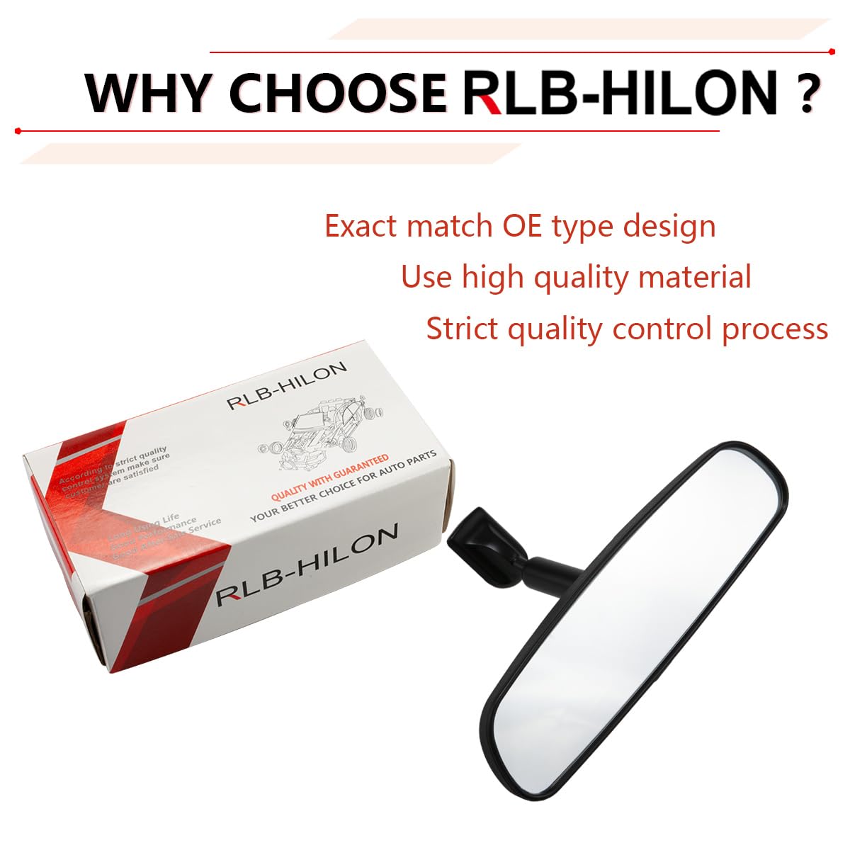 RLB-HILON label and fitment list image showing compatible Honda models for confident purchase