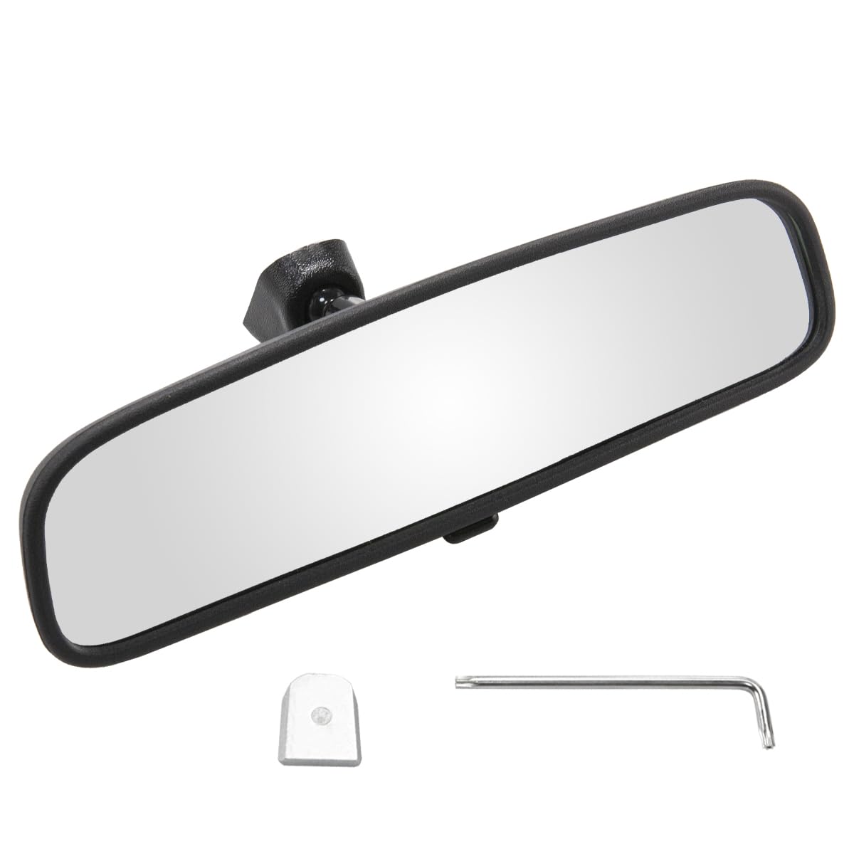 RLB-HILON front mirror view showing full reflective surface and clear coverage