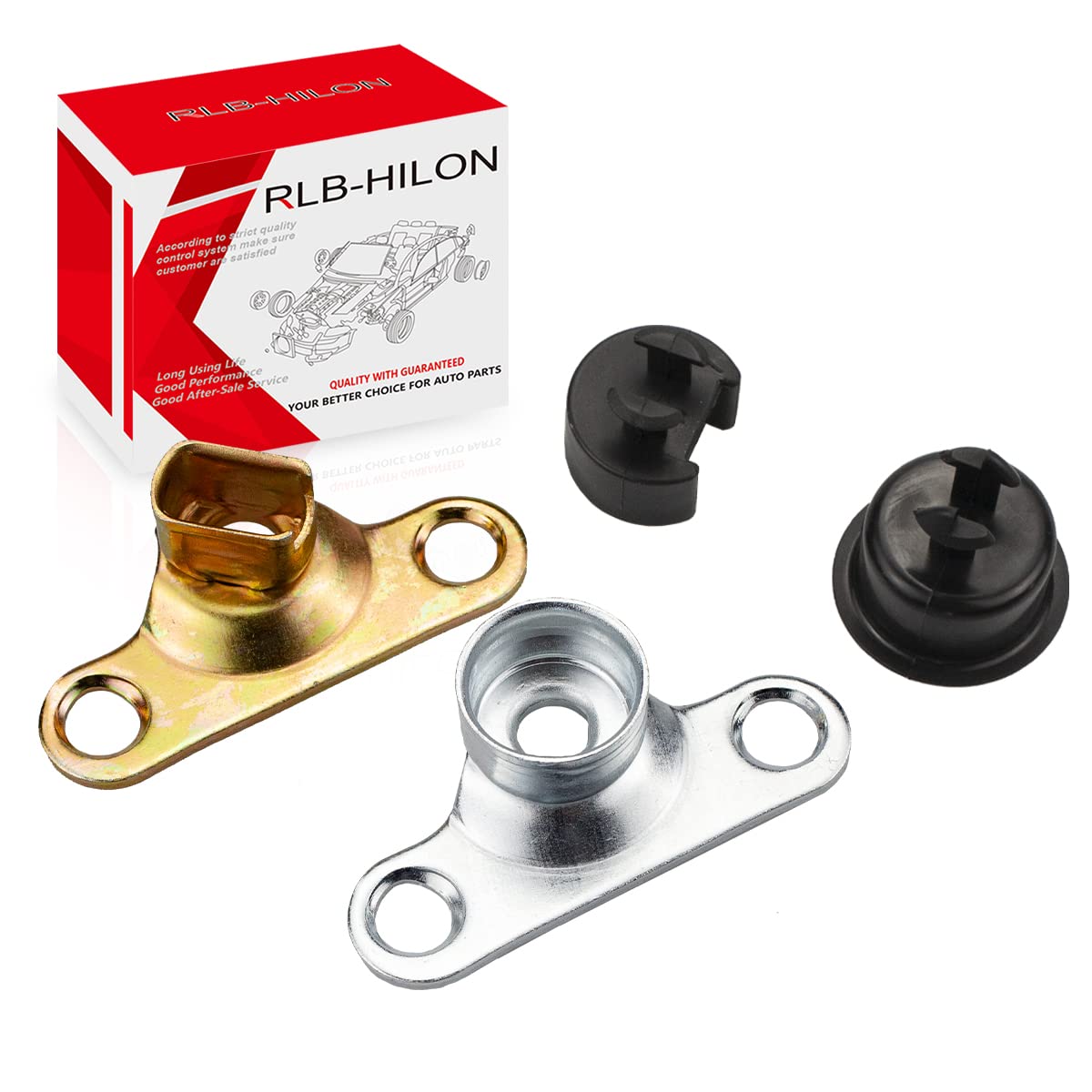 RLB-HILON front view of hinge pair showing fit and finish for accurate replacement