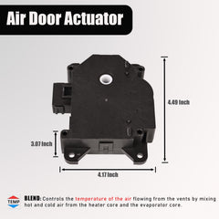 RLP installed in passenger HVAC housing restoring proper airflow control