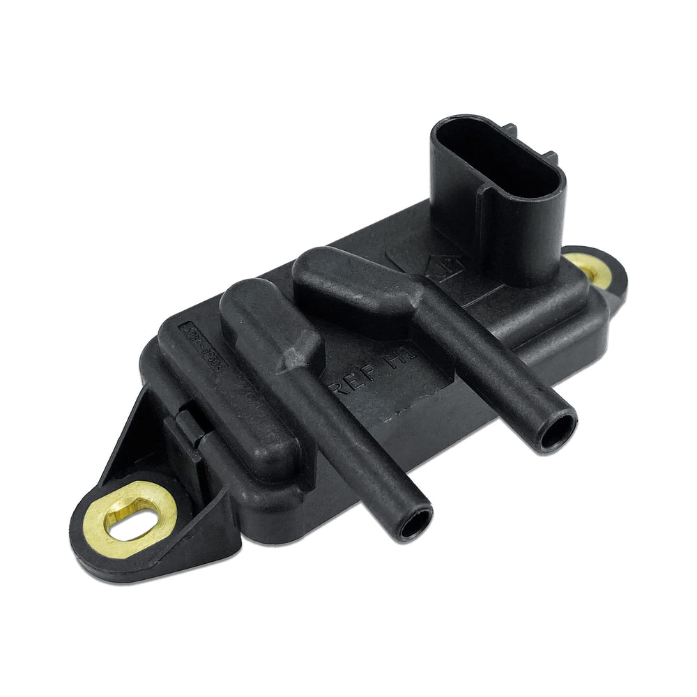 RLP DPFE sensor electrical connector close-up, highlights compatible plug and secure contact