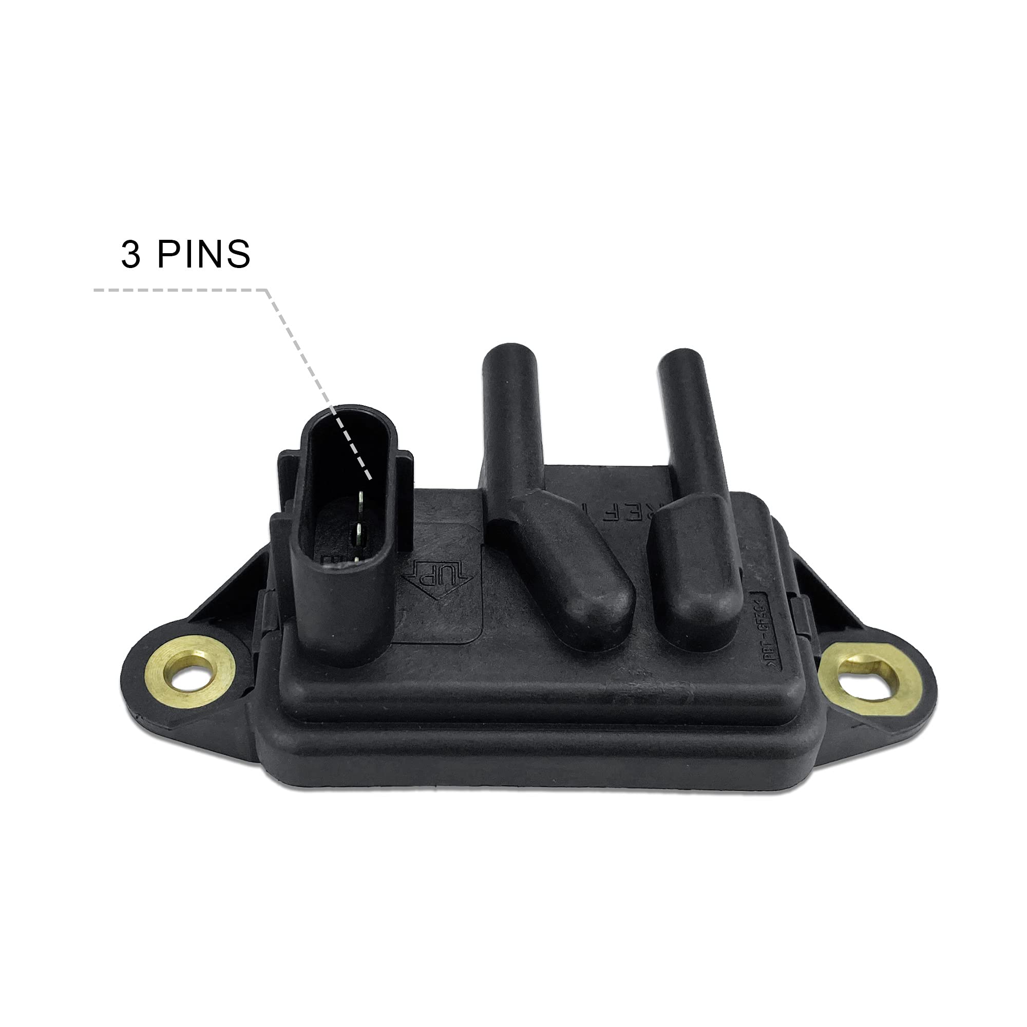 RLP DPFE sensor mounting holes and flange detail, demonstrates correct bolt-on alignment