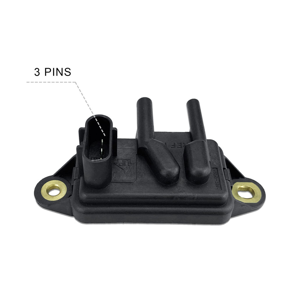 RLP DPFE sensor mounting holes and flange detail, demonstrates correct bolt-on alignment