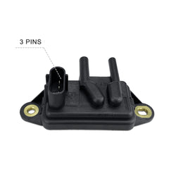 RLP DPFE sensor mounting holes and flange detail, demonstrates correct bolt-on alignment