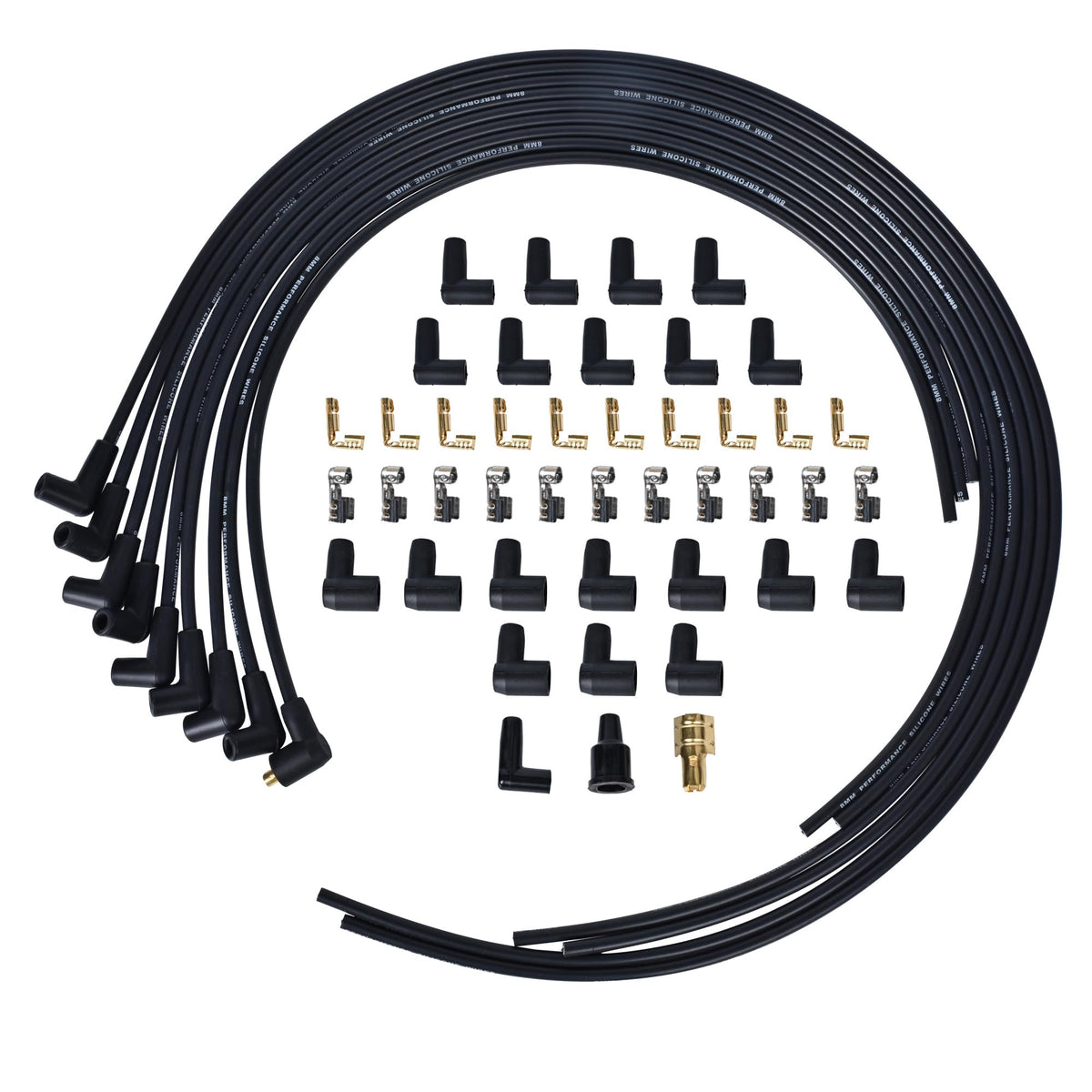 RLP front packaging showing full 8-wire HEI set and clear labeling benefit: quick identification