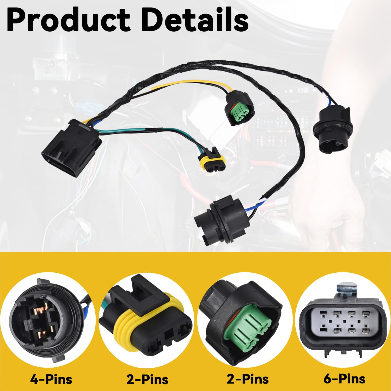 RLP molded plug and wiring detail demonstrating heat-resistant construction