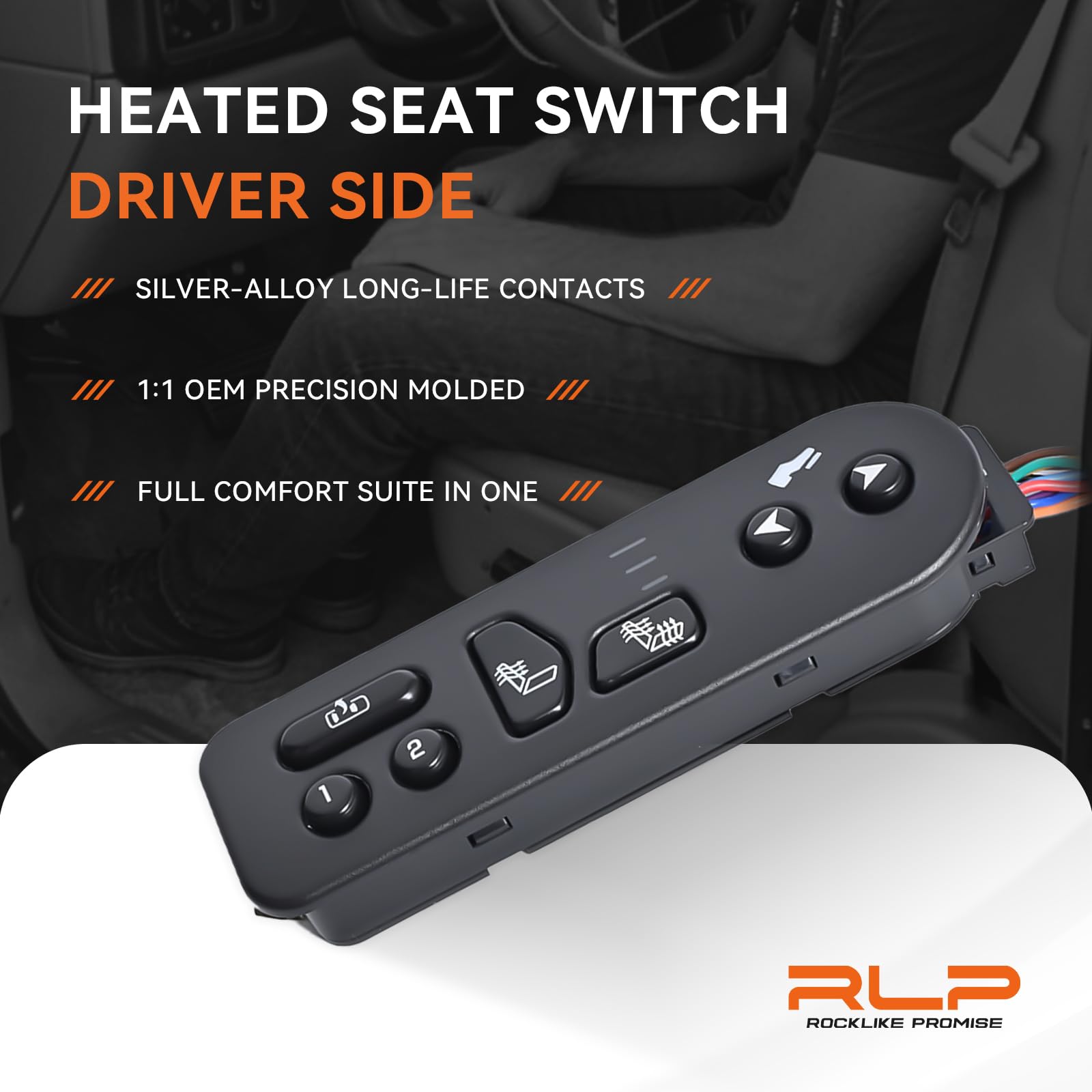RLP product packaging with warranty card ensuring a 12-month replacement option