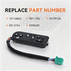 RLP switch backside connector view showing OEM-fit plug for easy installation