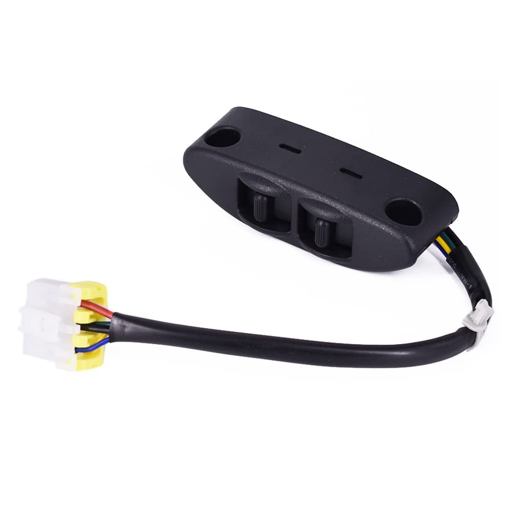 RLP switch held in hand for size comparison showing compact OEM-style dimensions