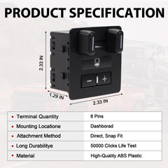 Side profile of RLP trailer brake controller illustrating durable housing and fit