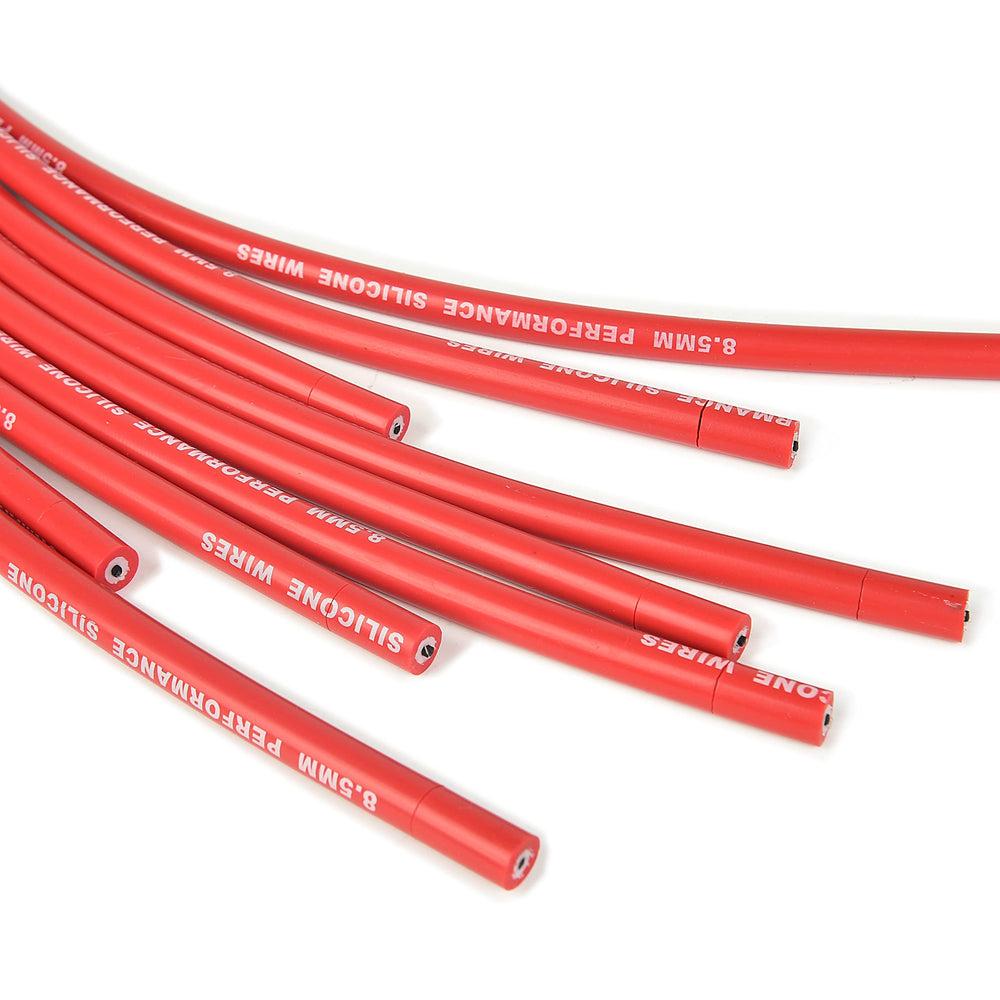 RLP wire set installed in an engine bay illustrating tidy routing and compatibility