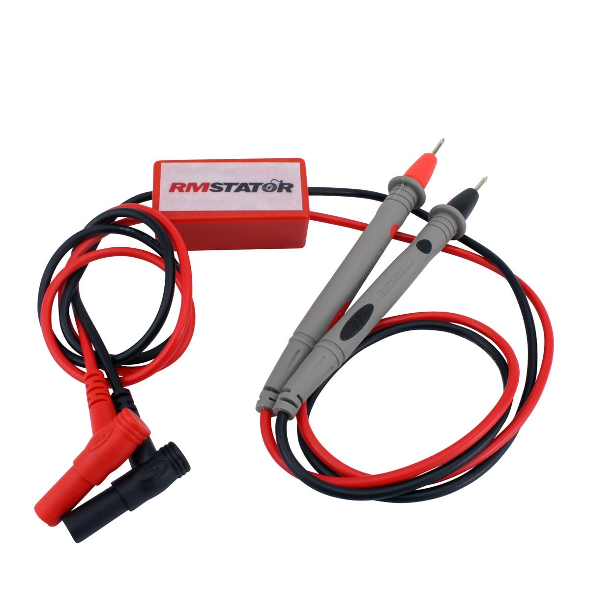RMSTATOR adapter front view showing compact design and easy attachment benefit