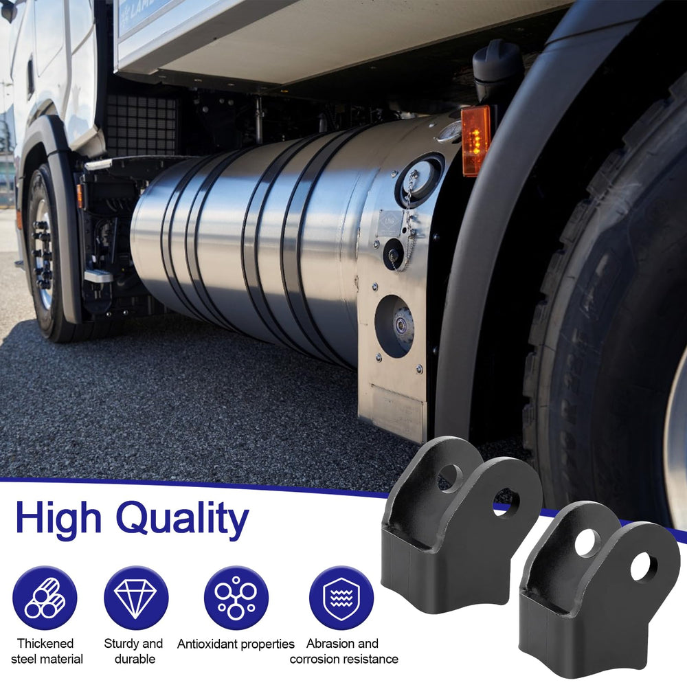 RO6G installed on trailer axle illustrating secure shock attachment and control