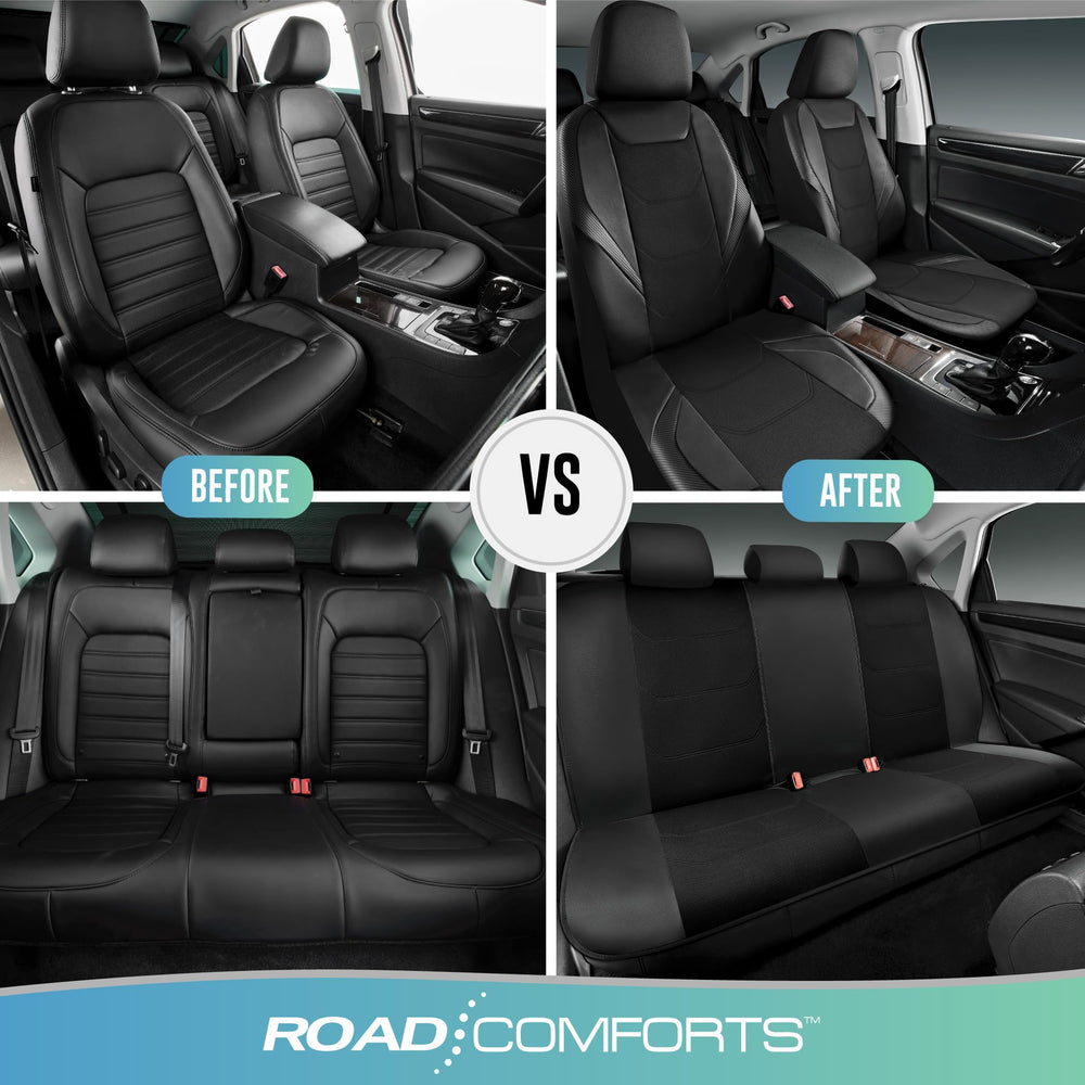 Road Comforts leather texture close-up durable easy-to-clean surface