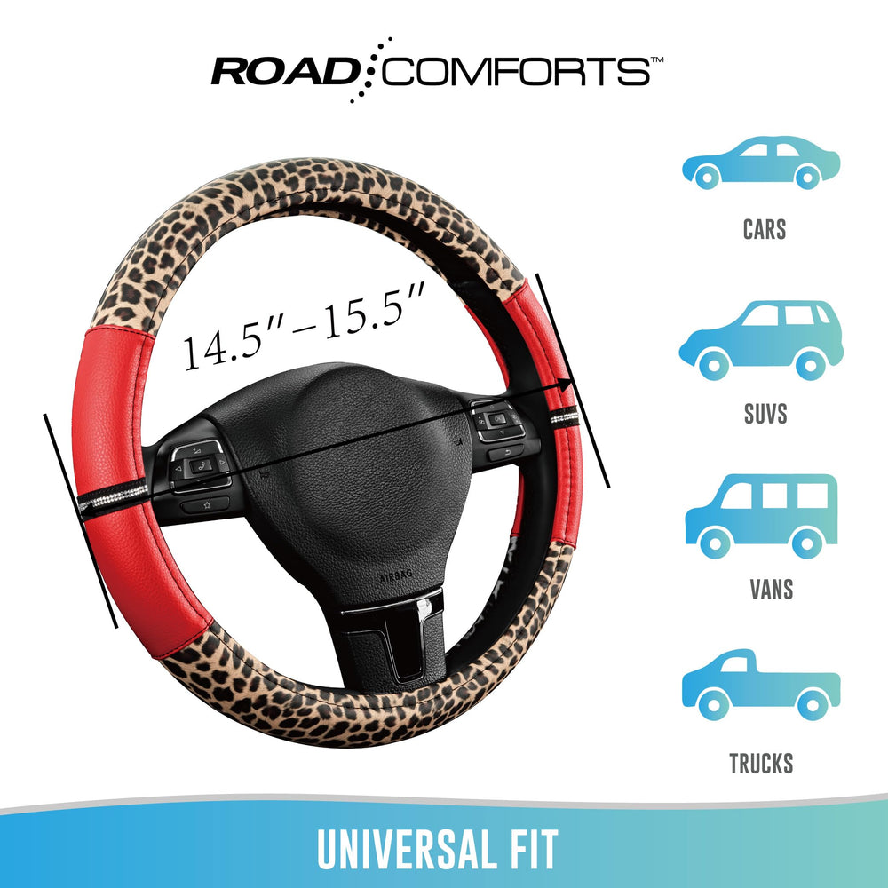 Road Comforts cover installed on steering wheel improving handling comfort