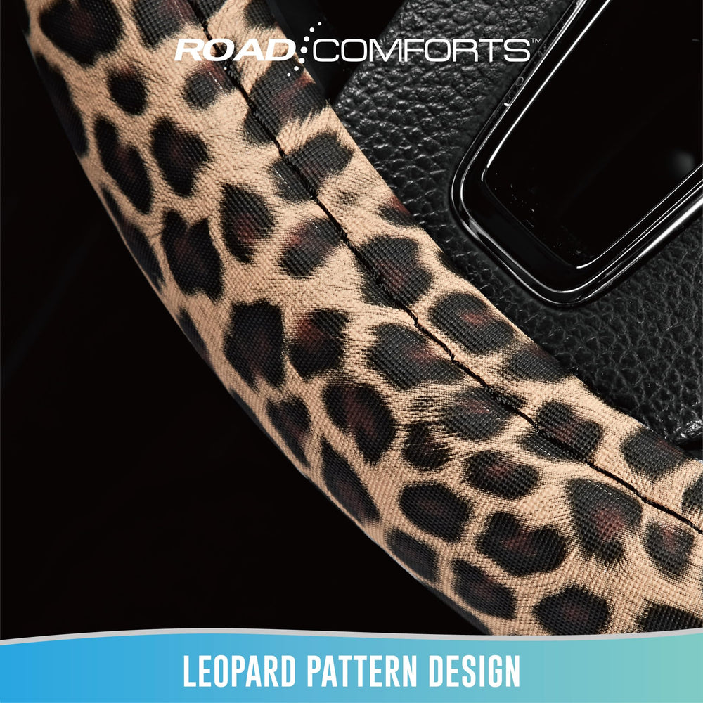 Road Comforts cover installed on steering wheel, improved handling shown