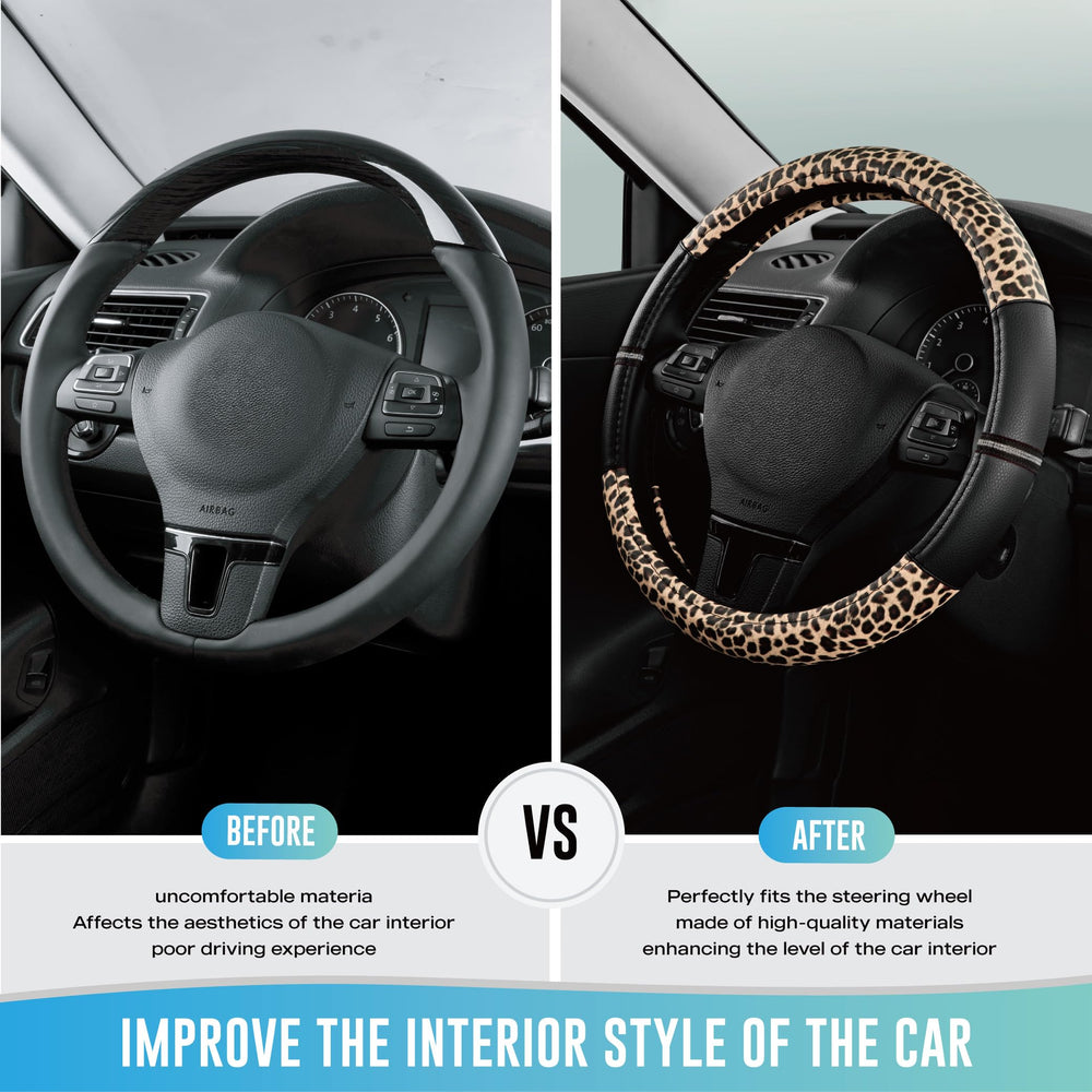 Road Comforts PVC leather texture close-up, slip-resistant grip benefit
