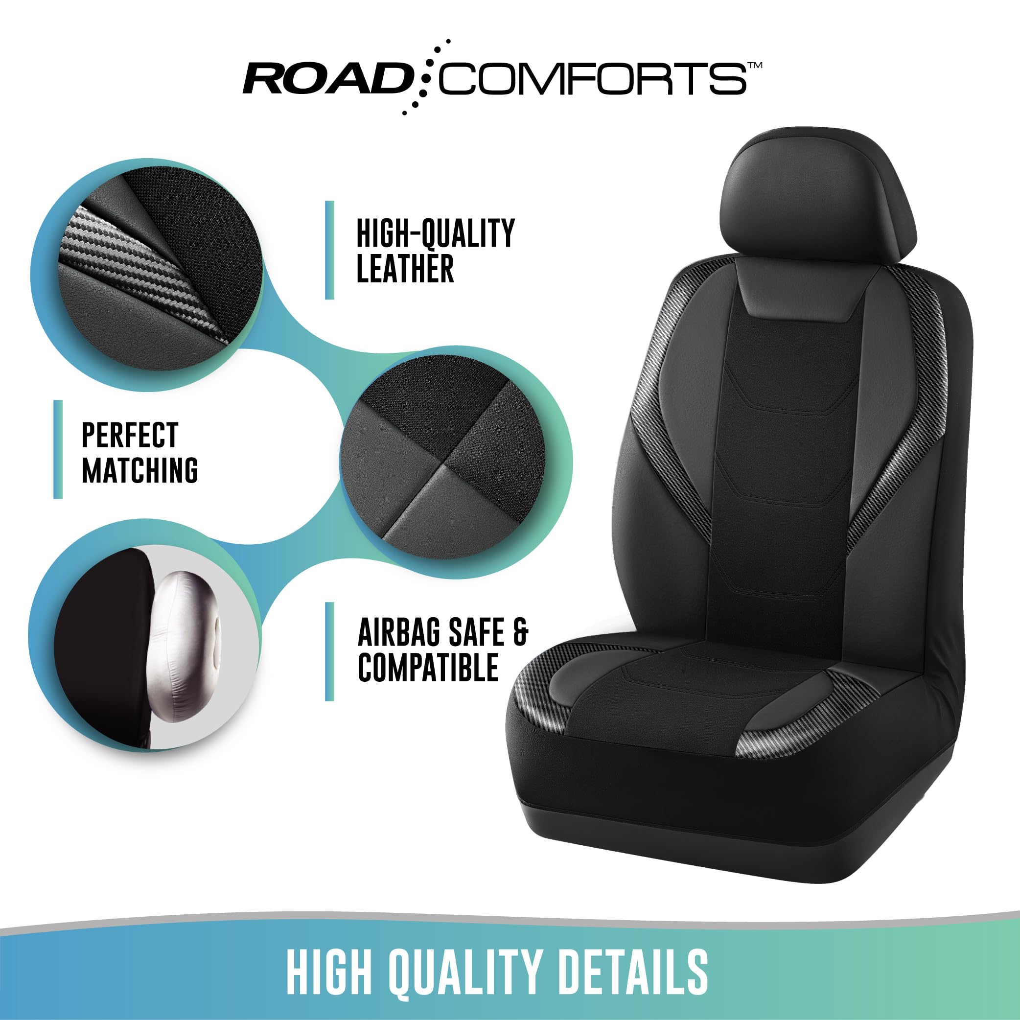 Road Comforts pet on seat demonstrates hair and spill protection