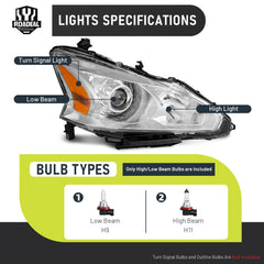 ROADEAL headlight installed on 2014 Altima showing accurate OEM fit