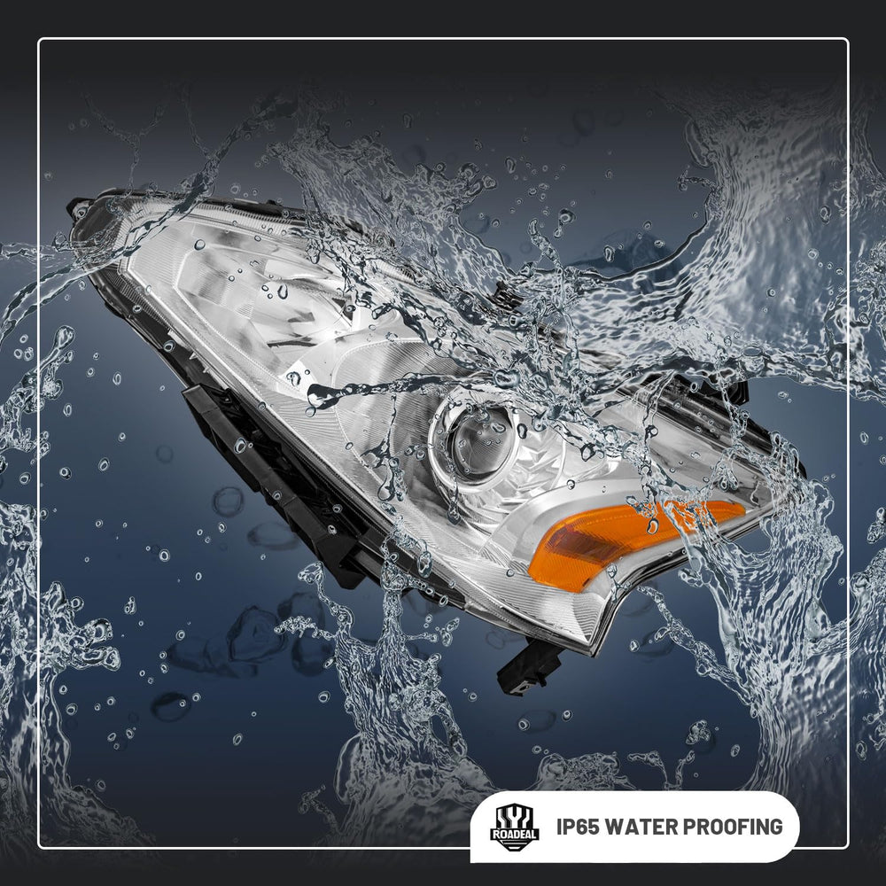 ROADEAL sealed housing detail showing IP65 waterproof protection