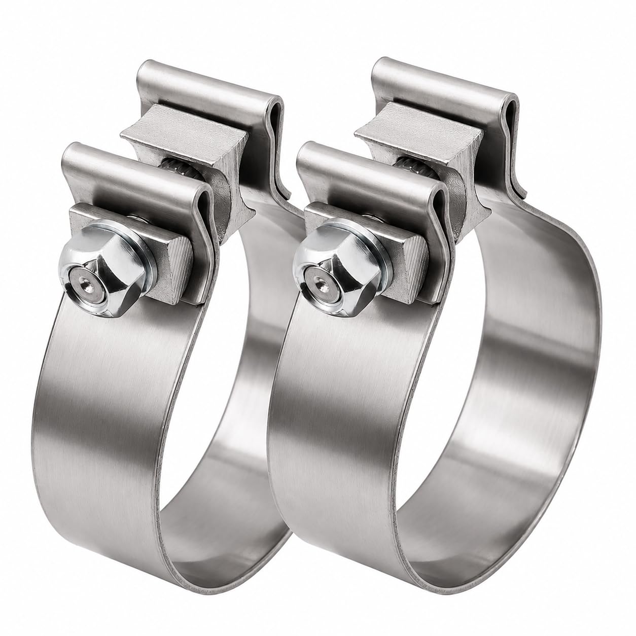 ROADFORMER front view of two 3.5 inch clamps showing compact design and durability