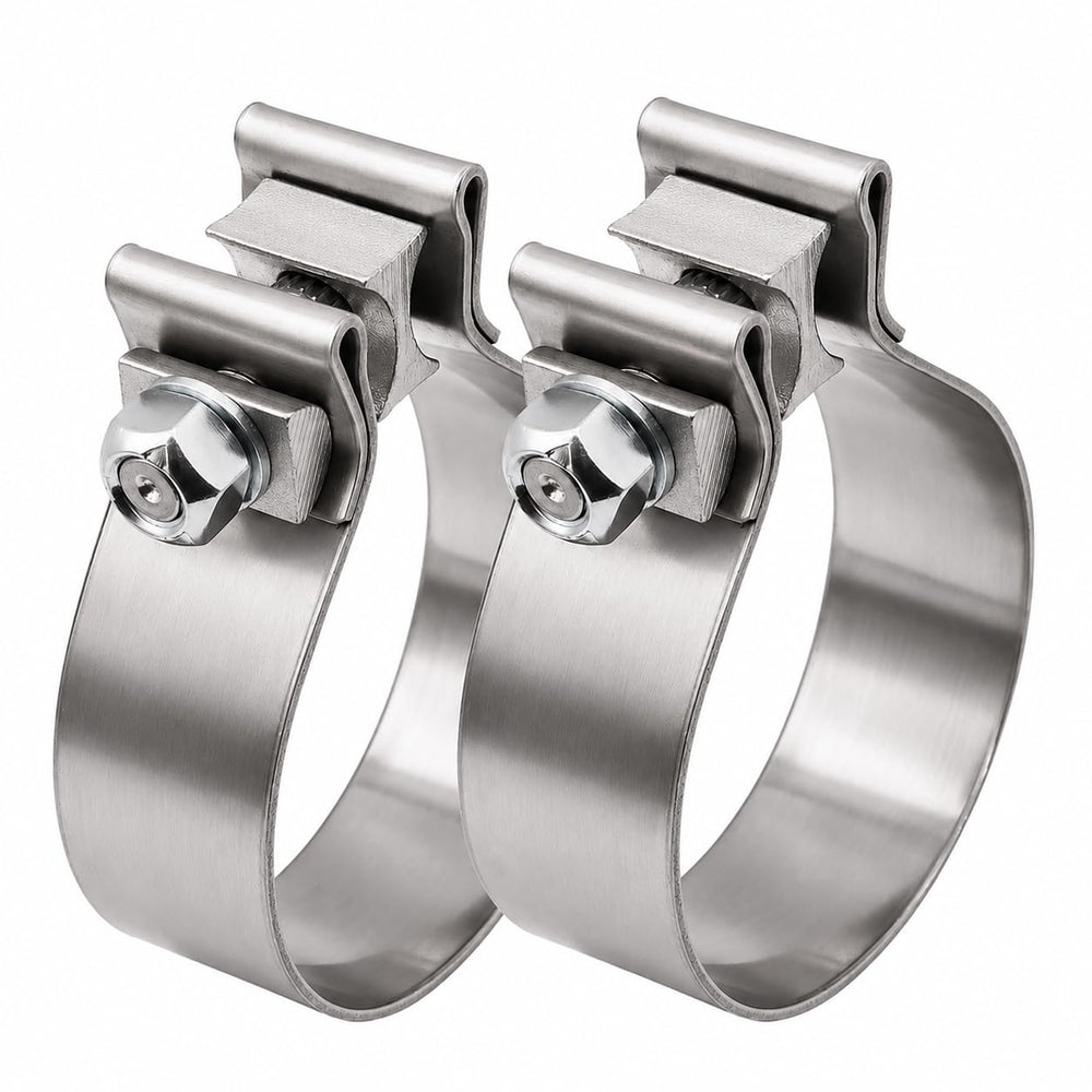 ROADFORMER front view of two 3.5 inch clamps showing compact design and durability
