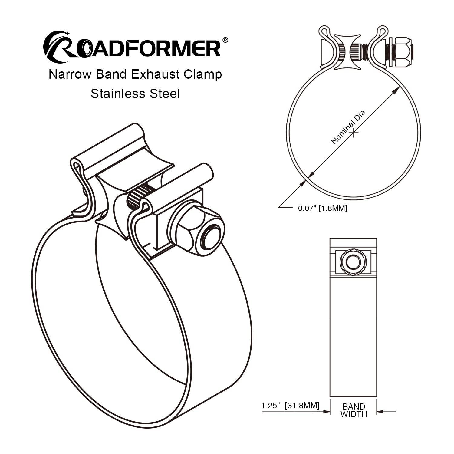 ROADFORMER bolt and fastener view indicating high-strength 10.9 grade tightening