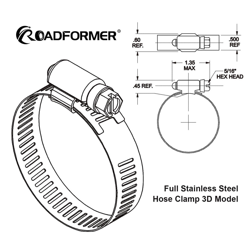 ROADFORMER clamp held in hand demonstrating size and ease of installation